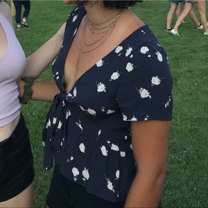 Brandy Melville Tie Shirt